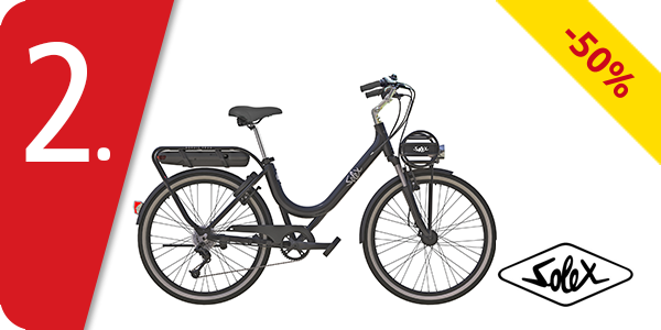 Exclusiv bei VEDIA, Elektrisches Velo Solex Intemporel Confort, 400Wh