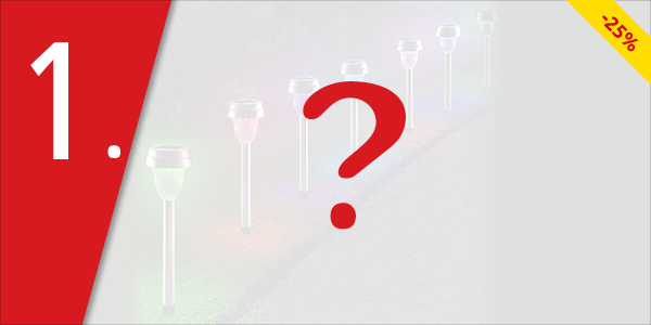 Solarlampen LED «Multicolor», 10 Stück