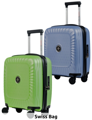 Swiss Bag Trolley «Cabine EasyJet Ibiza», H 36 cm, 29 l, light, violett