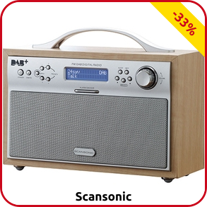 Scansonic Tragbares Radio «DA 88FF»