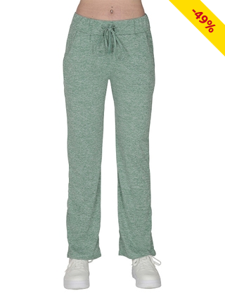 Ausgestellte, cosy Hose, grün