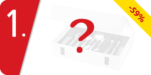 Besteckkoffer, weiss