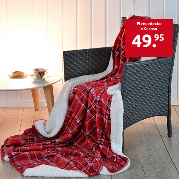 Fleecedecke «Karos», 150 x 200 cm
