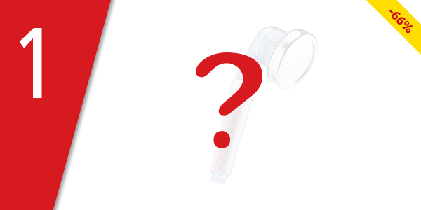 Wasserspar-Duschkopf «Koreanischer Stil 3-in-1»