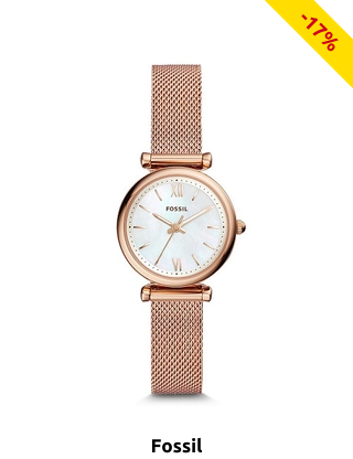 FOSSIL Damenuhr, roségolfarben