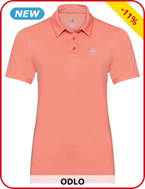 ODLO Polo für Damen, koralle