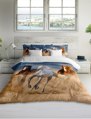 Bettwäsche «Pferde»