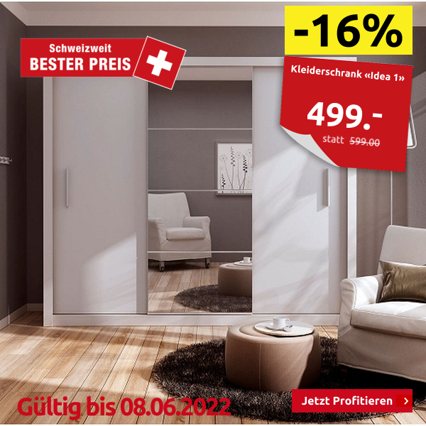 Kleiderschrank «Idea 1», B 250 cm