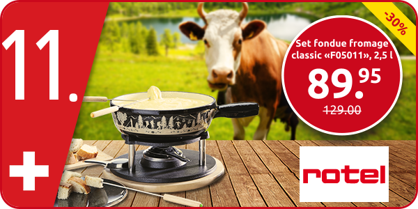 Rotel Set fondue fromage classic «F05011», 2,5 l