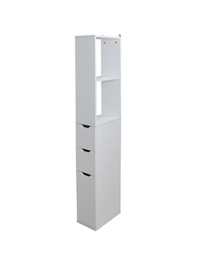 Badschrank «Eden», B 30 x H 136 x T 16 cm, weiss