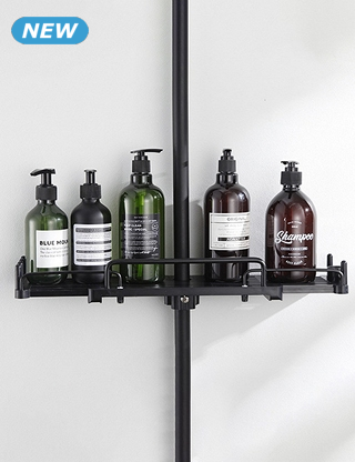 Badezimmerablage, ausziehbar, L32-48xB12xH8 cm