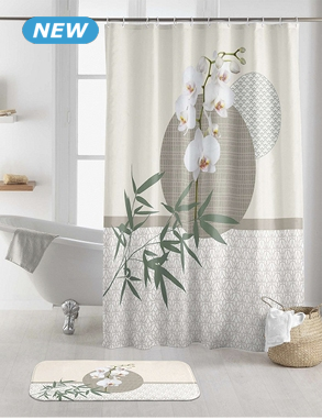 Duschvorhang «Azia», 180 x 200 cm