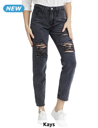 Jeans loose fit «Rebel», schwarz