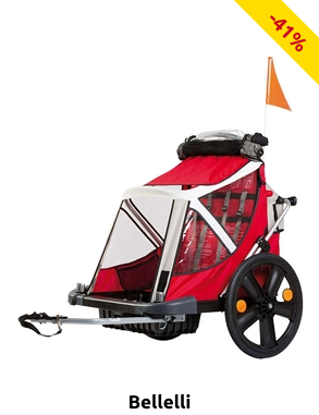 Velo-Kinderanhänger «B-Travel» Bellelli, faltbar
