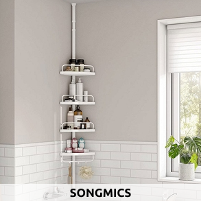 Bad-Eckregal, ausziehbar