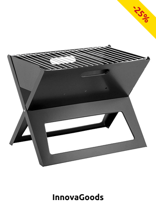 InnovaGoods tragbarer Grill, 45 x 45 cm, 3,1 kg