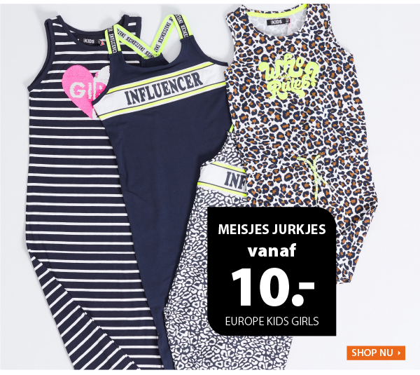 Jurkjes voor meisjes, echt een must met dit weer!