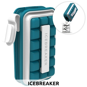 Eiswürfelbehälter «Icebreaker Pop Water Blue»,18 Eiswürfel