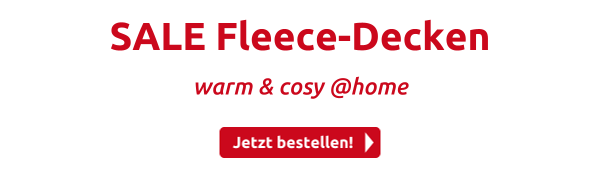 SALE Fleece-Decken
