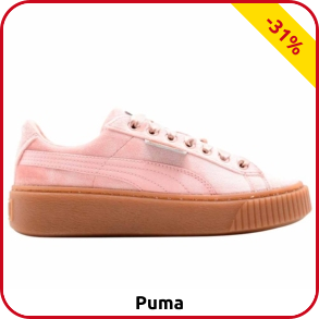 Sneakers Puma «Platform VS», rosa