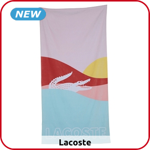 Lacoste Strandtuch «Sunrise», 90 x 180 cm