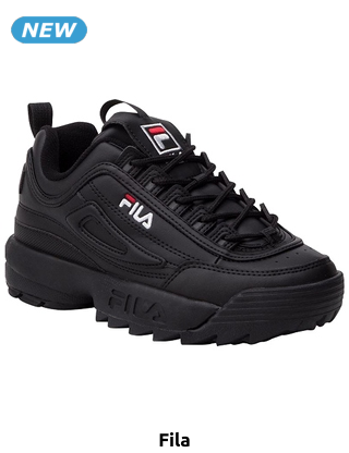 FILA Damen-Sneakers «Disruptor», schwarz
