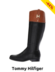 Tommy Hilfiger Damenstiefel «Shyenne», braun/schwarz