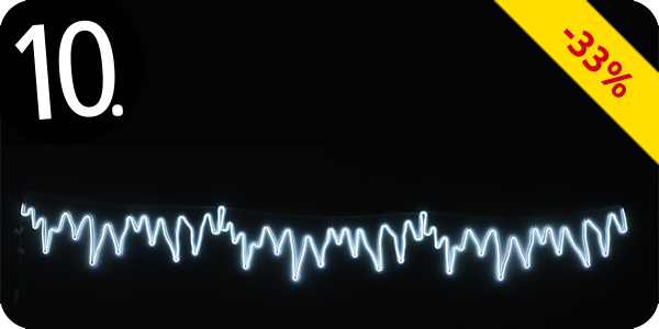 Stalaktit-Girlande, 1440 LEDs, 3 m