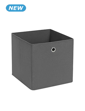 Aufbewahrungsbox aus Vlies, grau