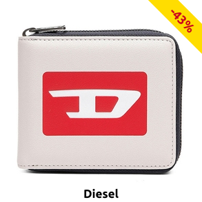 DIESEL Brieftasche, grau