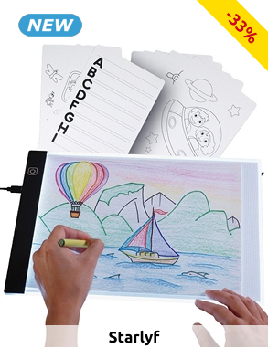 Starlyf Glowboard zum Zeichnen & Spielen