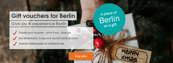 Gift vouchers for Berlin