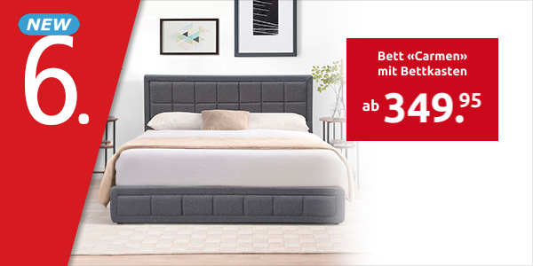 Bett «Carmen», mit Bettkasten