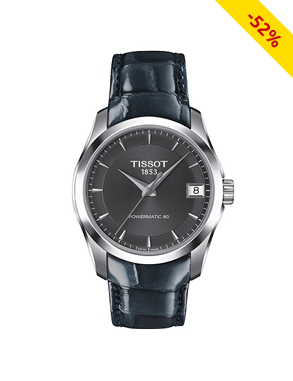 Damenuhr «Couturier Powermatic 80», anthrazit