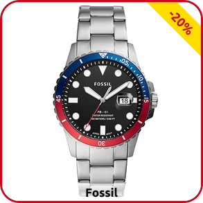 FOSSIL Herrenuhr, silberfarben/mehrfarbig