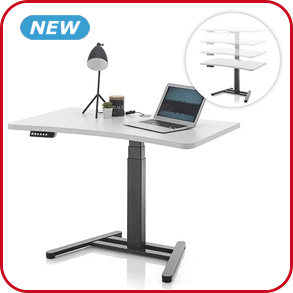Sitz-Steh-Schreibtisch «Go Up», elektrisch verstellbar