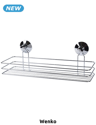 WENKO Badezimmerregal, 35 x 14 x 11 cm