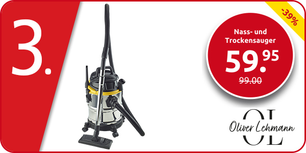 Oliver Lehmann Nass- und Trockensauger mit Gebläsefunktion