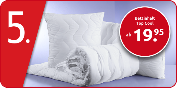 Bettinhalt Top Cool, mit thermoregulierendem Effekt