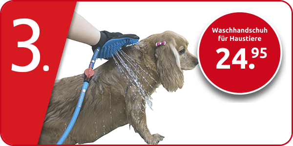 Waschhandschuh für Haustiere