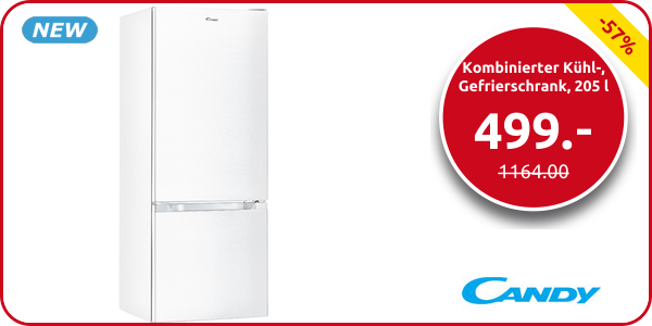 Candy kombinierter Kühl-, Gefrierschrank, 205 l