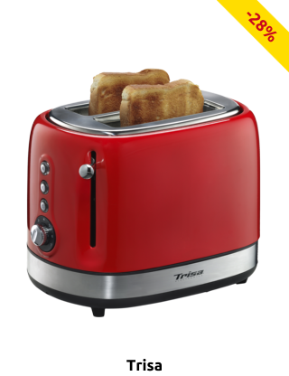 Trisa Toaster Diners Edition, rot