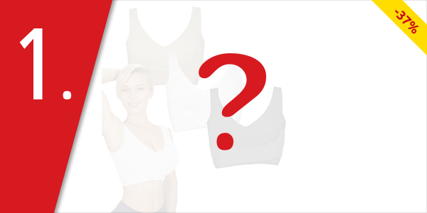 Comfortisse Push-up Bra BH, 3 Stück