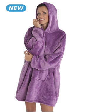 Fleecepullover, violett