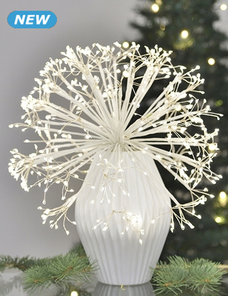 Leuchtende Kugel «Schleierkraut», Ø40 cm, 576 LEDs