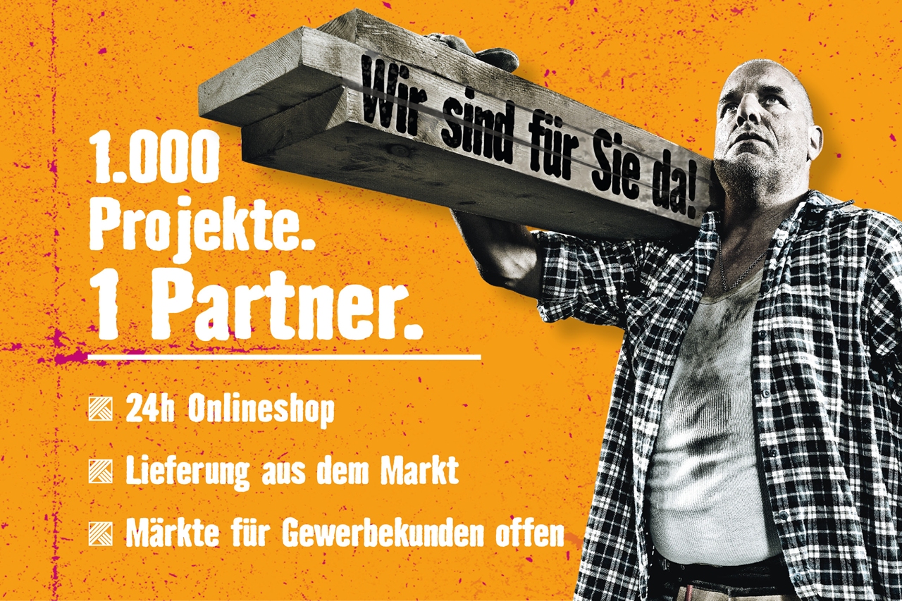 1.000 Projekte. 1 Partner. 