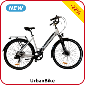 UrbanBike Elektrovelo «Sydney», weiss