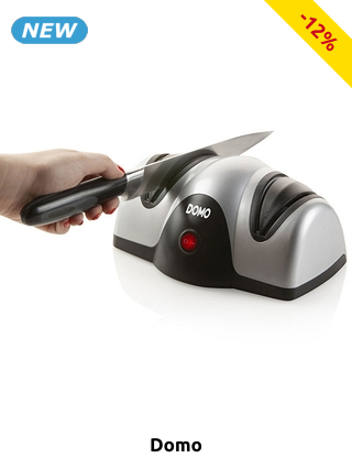 Domo Elektrischer Messerschleifer «DO9204KS», mit Klingenführung