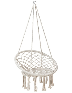 Hängesessel «Makramee», beige