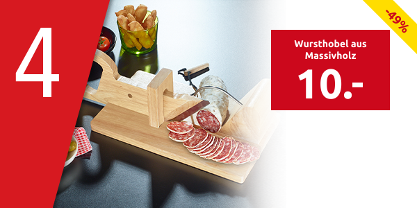Wursthobel aus Massivholz
